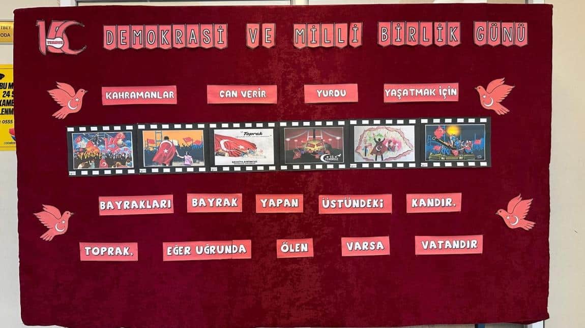 15 Temmuz Demokrasi ve Milli Birlik Günü Programı
